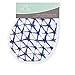 aden + anais Silky Soft Burpy Bib, 100% Viscose bamboo Muslin, Soft Absorbent 4 Layers, Multi-Use Burp Cloth and Bib, 22.5” X 11”, Single,  Indigo Shibori