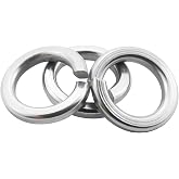 Fajoeda M8 Split Lock Washer,120PCS 304 Stainless Steel(18-8) Spring Lock Washers for Bolts Nuts and Screws,Silver