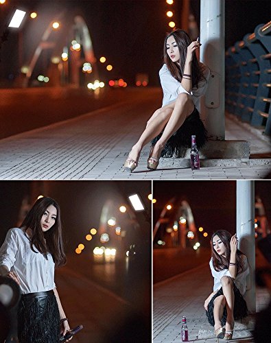 SUPON LED-L132T RA CRI95 Portable Dimmable 3300K-5600K LED Video Light,Super Slim LCD Display Lighting Panel for Canon,Nikon,Pentax,Panasonic,Sony,Olympus Cameras&DV Camcorder,Shooting+NP-F550 battery - Thumbnail 3