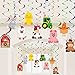 Farm Birthday Party Supplies,Hanging Swirls Barnyard Party Decorations for Barnyard Birthday Party Supplies Farm Animal Party Supplies