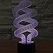 3D DNA Spiral Light by Playtime 123 is a Great Nightlight with a Soft Glow for Kids. These Lights Make Beautiful Gifts for Mom and Amazing Desk Lamps for Dad. Start enjoying your own 3d Light Today!