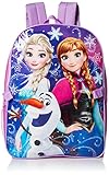 Disney Little Girls Frozen Backpack with Lunch, Purple, One Size