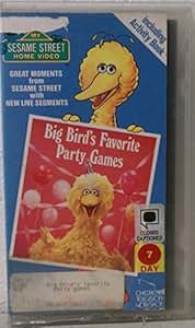 Amazon.com: Big Bird's Favorite Party Games [VHS ...