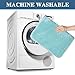 H.VERSAILTEX Memory Foam Super Soft Microfiber Bath Mat Set Floor Rugs Machine Washable Bath Rugs Set for Bathroom/Kitchen Dry Fast Water Absorbent Rugs, Eggshell Blue (Pack 2-17