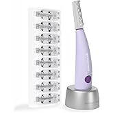 Michael Todd Beauty Sonicsmooth Dermaplane Razor for Women Face + Eyebrow trimmer Dermaplaning System - Peach Fuzz Remover - 