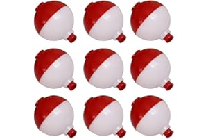 Laxygo Fishing Bobbers Hard ABS Snap-on Floats Push Button Round Buoy Float Bobbers 6 Sizes