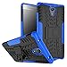 Lenovo Phab 2 Case,Mama Mouth Shockproof Heavy Duty Combo Hybrid Rugged Dual Layer Grip Cover with Kickstand For Lenovo Phab 2 Smartphone(With 4 in 1 Free Gift Packaged),Blue