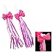 1Pair(2PCS)Bike Handlebar Streamers– Childrens Bicycle Handlebar Pink Bowknot Design Tassels /Trike Scooter Handgrip Colorful Ribbons Accessoriesthumb 1