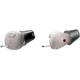 Cearvol-Nano OTC Hearing Aids with All-in-One Charging Case Control Rechargeable Whisle-Free Experience Noise Reduction for Seniors Adults Discreet Mini ITC Design, Starlight