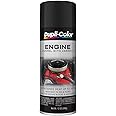 Dupli-Color DE1654 Engine Enamel Spray Paint with Ceramic - Flat Black - 12 oz Aerosol Can