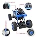 Fisca RC Car Remote Control Rock Crawler High Speed 4WD Off-Road Vehicle, 2.4Ghz 1:18 Dune Buggy Monster Truck Electric Hobby Fast Race Car with Rechargeable Battery Blue