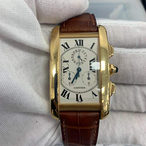 Cartier Tank Americaine Quartz Male Watch 1730 (Certified Pre