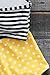 Cupshe Fashion Women's Stripe&Dot Printing Halter Bikini Set Beach Bathing Suit (L)