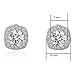 Studs Earrings Square Cz Stud Earrings  Fashion Stud Earrings for Women