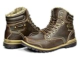 DREAM PAIRS Men's Winter Insulated Laced Up Water Resistant Snow Boots Shoes