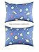 Kids Toddler Pillowcases 2 Packs 100% Cotton 14x19 Fits Toddler Crib Bedding Pillow 14x19, 13x18 Small Pillow (Navy Blue, Whales)