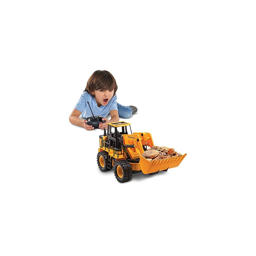 Kid Galaxy Remote Control Front Loader. RC Construction Toy Digger, 27