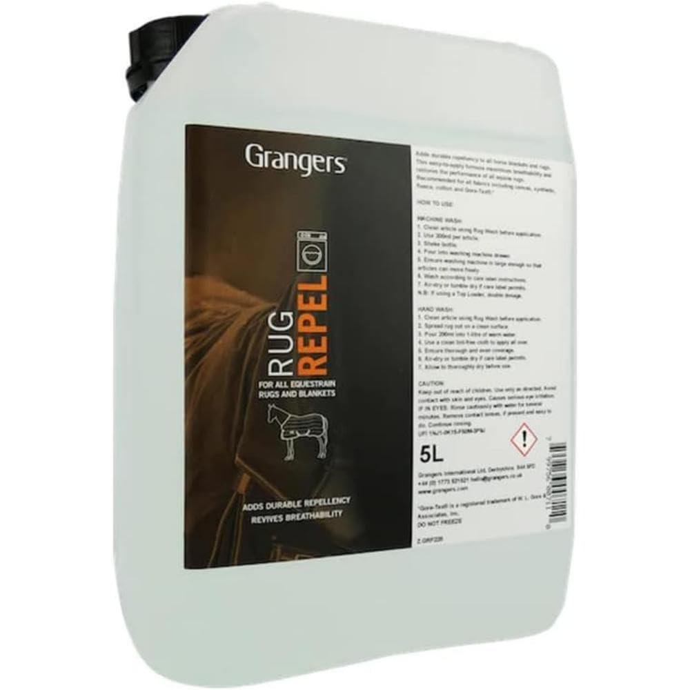 Granger's Rug Repel | 5L | Durable water-repellency for horse blankets and equine gear