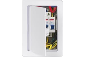 Donext Access Plumbing Panel for Drywall Ceiling, 4x6 in Plastic Access Door, Wall Hole Cover Plate for Plumbing & Electrical & Wiring, White