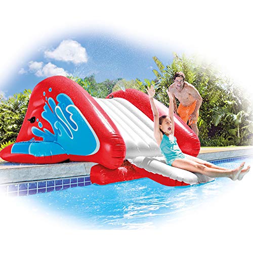 Intex Inflatable Pool Water Slide, Red & Intex Inflatabull BullRiding Float Pricepulse