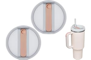 BNONAME 40oz Tumbler Lids Replacement for Stanley Cup,Replacement Spill Proof Splash Resistant Tumbler Lids Reusable Tumbler Cover for Stanley and More Coffee Mugs (Pink)