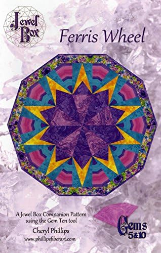 Ferris Wheel Quilt Pattern, by Phillips Fiber Art