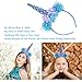 HMGOOD Unicorn Headband, Unicorn Horn Photo Props Cosplay Headdress Ears Flower Headband for Halloween Christmas Party Birthday Cosplay Costume