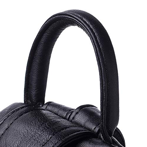 Clearance!!! ZOMUSAR Women Backpack Simple Casual Soft Leather Anti-theft Travel Small Backpack (Black)