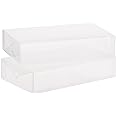 Whitmor Clear Vue Boot Box - Heavy Duty Stackable Boot Storage - (Set of 2)