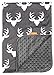 Dear Baby Gear Baby Blankets - Baby Essentials, Newborn Essentials, and Cute Stuff for Baby - for Baby Boy and Baby Girl - Deer Antlers, Grey Dot, Double Layer 38