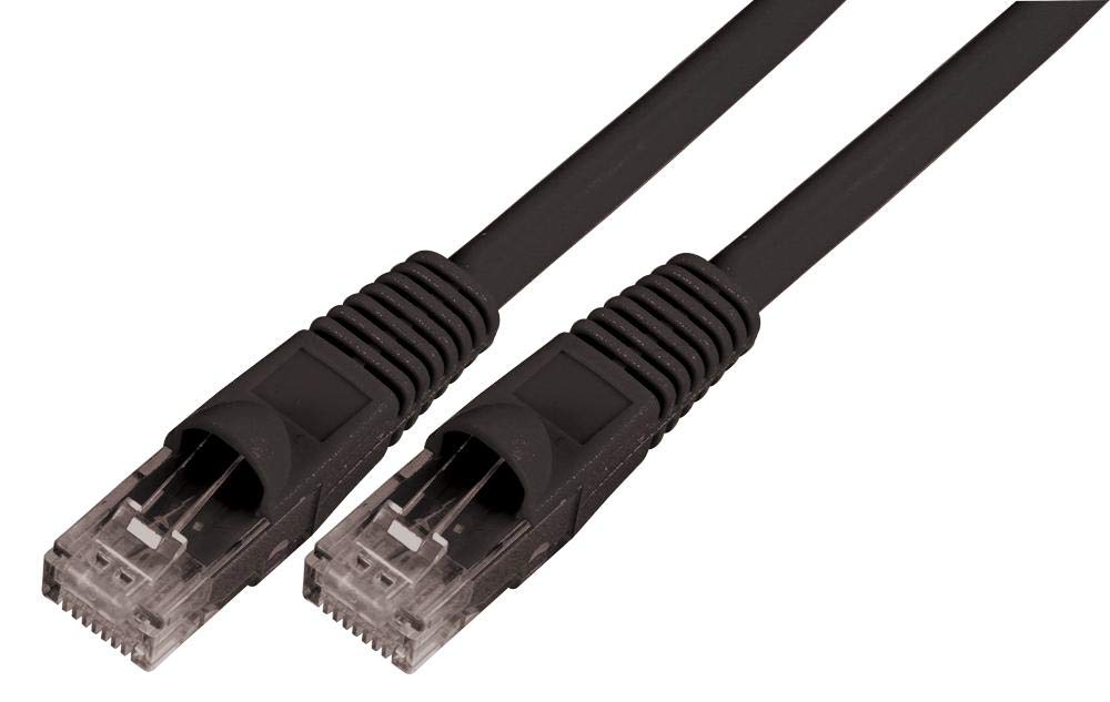 Pro Signal PSG91511 Snagless Cat6 UTP LSOH Ethernet Patch Lead, Black 2m
