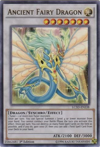 Yu-Gi-Oh! - Ancient Fairy Dragon (LC5D-EN238) - Legendary Collection 5D's Mega Pack - 1st Edition - Ultra Rare