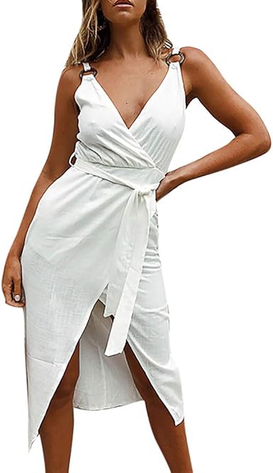 vestito corto davanti lungo dietro amazon