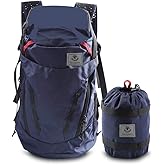 4Monster Hiking Daypack,28L Water Resistant Lightweight Packable Backpack for Travel Camping Outdoor