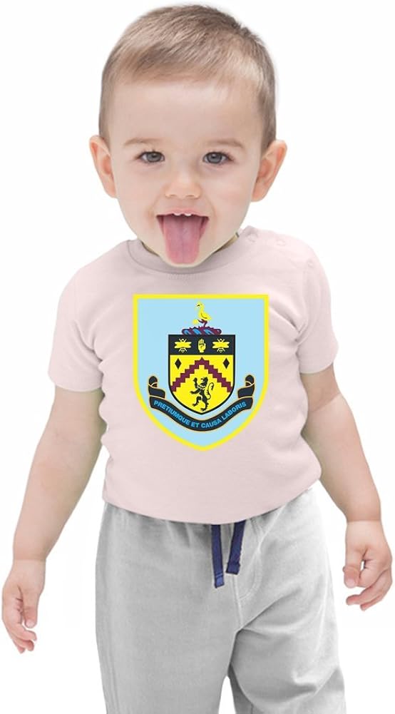 Burnley F.C. Official Logo Organic Baby Tshirt 12 18 Months Amazon