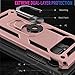 Case for Samsung Galaxy A9 2018 Case,Galaxy A9s Armor Case Hybrid Dual Layer 360 Degree Rotating Kickstand Phone Protective for Samsung Galaxy A9 Star pro(Pink)