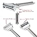 AONAN Ultra Sharp Stainless Steel Dual Julienne & Vegetable Peeler with Cleaning Brush