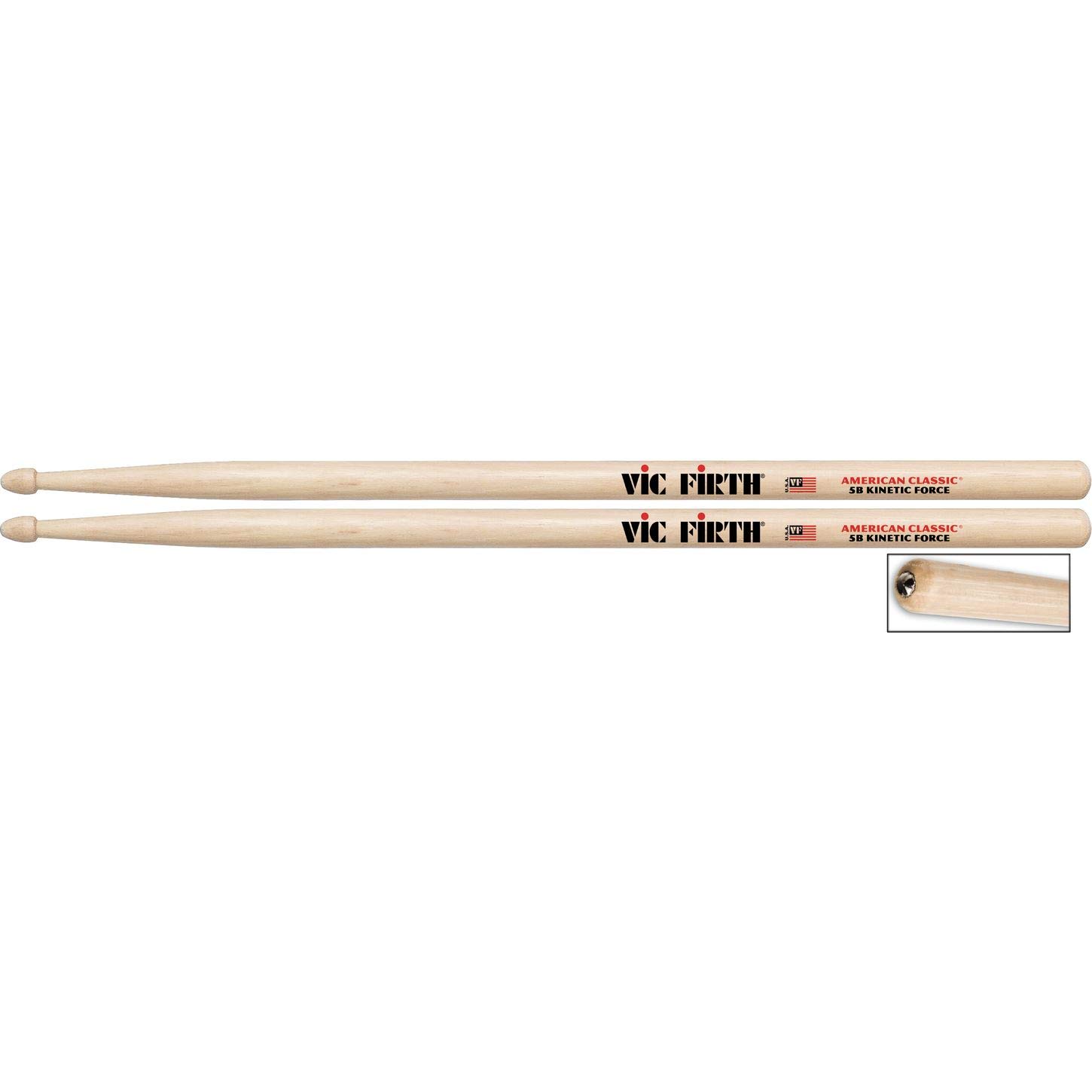 Vic FIrth - American Classic® Drumsticks 5BKF Kinetic Force - American Hickory - Wood Tip