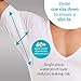 Ejis Men's Sweat Proof Undershirt, Deep V Neck, Anti-Odor, Micro Modal, Sweat Pads (Large, White)