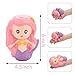 R ? HORSE Jumbo Cute Mermaid + Starfish Set Kawaii Cream Scented Squishies Slow Rising Decompression Squeeze Toys for Kids or Stress Relief Toy Hop Props, Decorative Props Large (2 Pack)