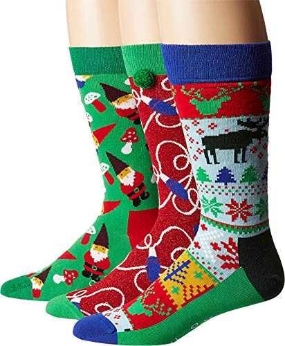 Happy Socks Men's Holiday Tree Gift Box Multi Men's Shoe Size 10-13