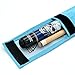 CUESOUL 57 inch 19oz 1/2 Maple Pool Cue Stick Kit- Rock The World Stylish Pattern Cue Design in Blue Paint