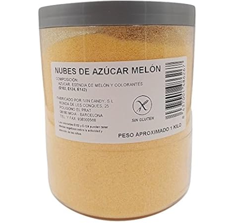 Algodón Nubes de Azúcar Melón 1 Kg: Amazon.es: Alimentación y bebidas