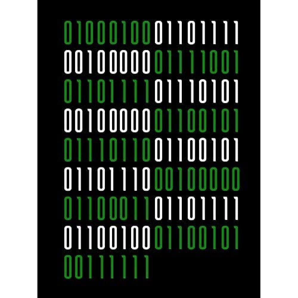 Artery8 Binary Do You Even Code Geek Nerd Humour Quote Art Print Canvas Premium Wall Decor Poster Mural