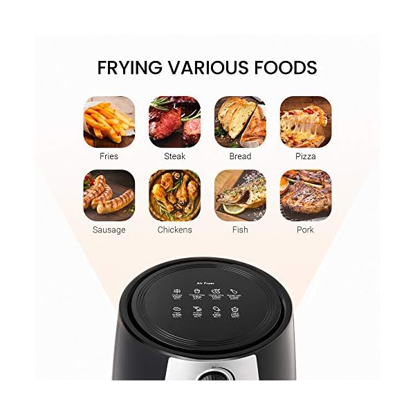 COMFEE-Air-Fryer-with-42L-Detachable-Basket-Healthy-Oil-Free-Cooking-Baking-and-Grilling-with-Rapid-Air-Circulation-Adjustable-Temperature-Control-60-Minute-Timer COMFEE' Air Fryer with 3.5 Litre Frying Basket, Healthy Oil Free Cooking, Baking and Grilling with Rapid Air Circulation…