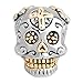 Fit Pandora Charms Silver Plated Skull Cross Silver Plated Dia De Los Muertos