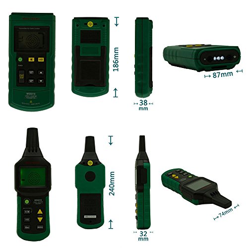 MS6818 Wire Cable Tracker Metal Pipe Locator Detector Tester Meter AC/DC - Thumbnail 6