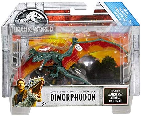 Dimorphodon Green Dinosaur Jurassic World Fallen Kingdom Posable Figure 4" 2018