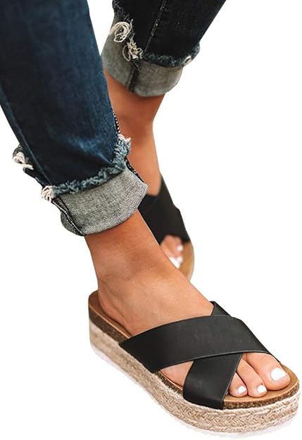 slip on espadrille sandals
