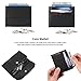 Teemzone RFID Small Wallet for Men Credit Card Holder Minimalist Coin Wallet (Black)